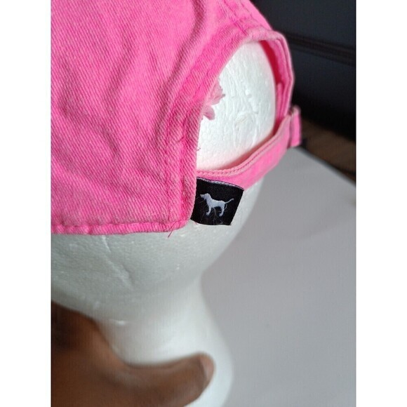Victoria's Secret Hat PINK NATION Baseball Cap Neon Pink Sports Adjustable Back - Picture 6 of 10